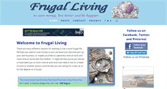 Desktop Screenshot of frugallivingsite.com
